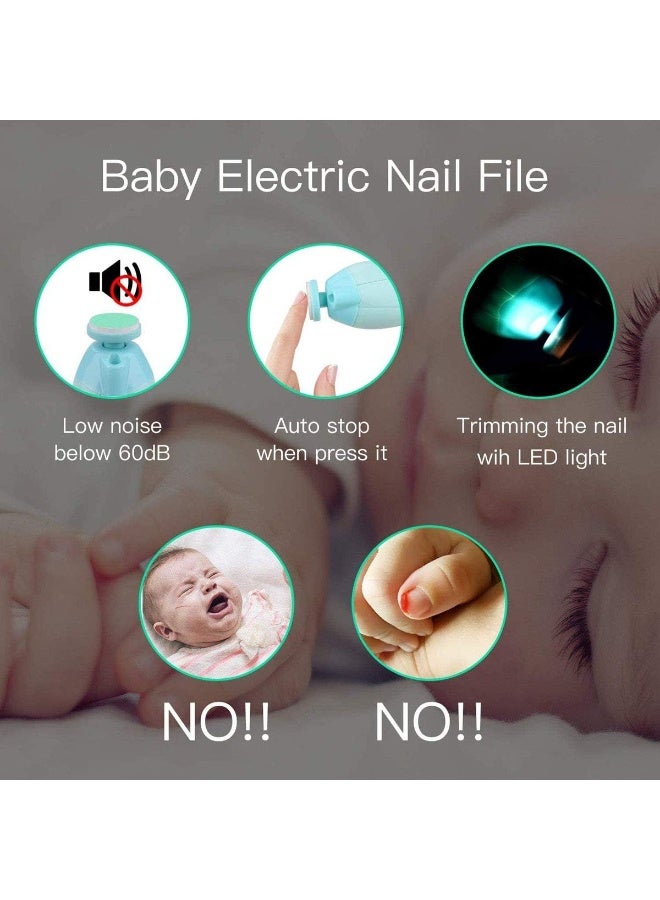 مقص أظافر كهربائي للأطفال – طقم عناية آمن باللون ال - Image 3